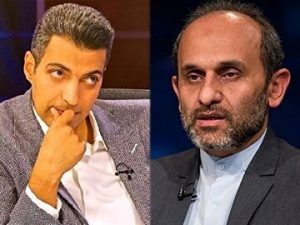 «عادل فردوسی‌پور» رئیس صداوسیما را وزن کرد!/ عکس